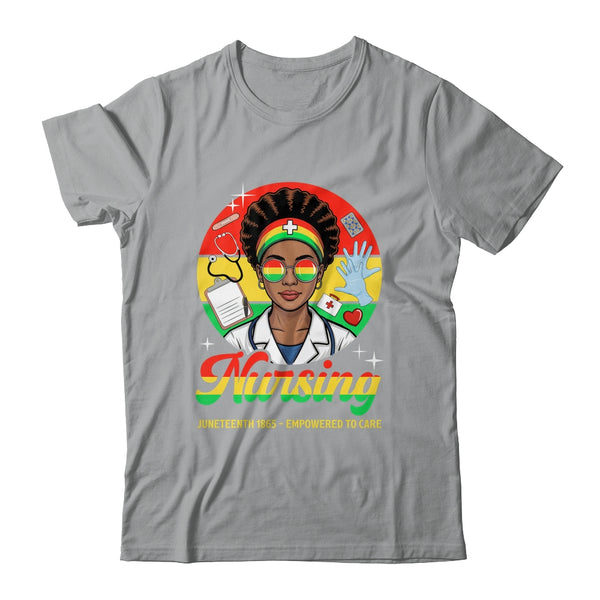 Juneteenth Nurse Pride Afro American Healthcare Worker Shirt Tank Top Classic T Shirt Sport Grey 600x.jpg