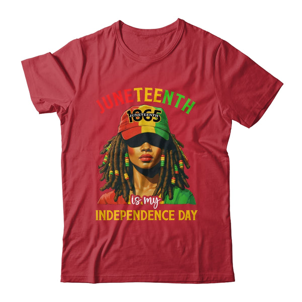 Juneteenth Is My Independence Day Black Women Freedom 1865 Shirt Hoodie Classic T Shirt Red 600x.jpg