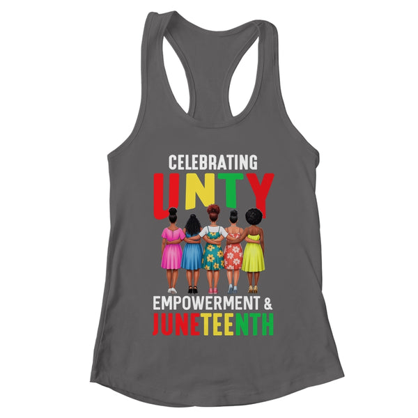 Juneteenth For Women Juneteenth 1865 Black History Month Shirt Tank Top Women s Ideal Racerback Tank Dark Grey 600x.jpg