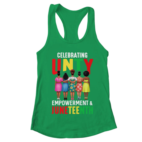 Juneteenth For Women Juneteenth 1865 Black History Month Shirt Tank Top Women s Ideal Racerback Tank Kelly Green 600x.jpg