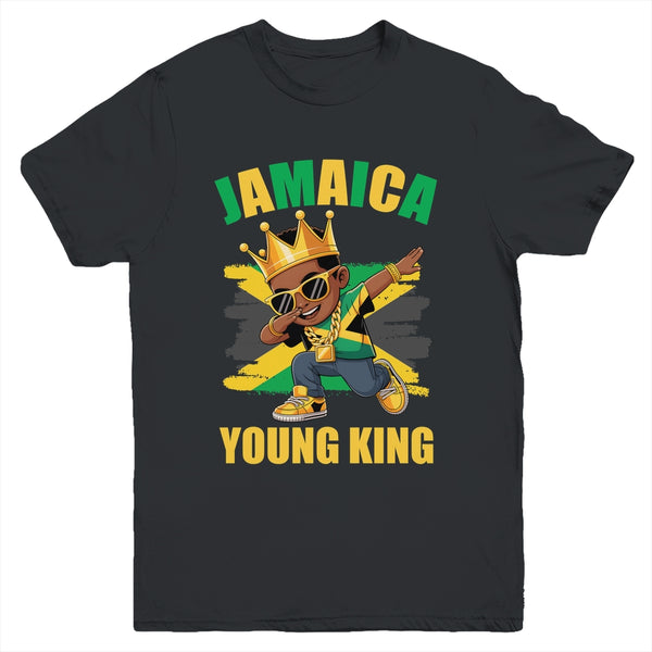 Jamaica Young King Jamaican Boy African Proud Jamaican Flag Youth Shirt Youth T Shirt Black 600x.jpg