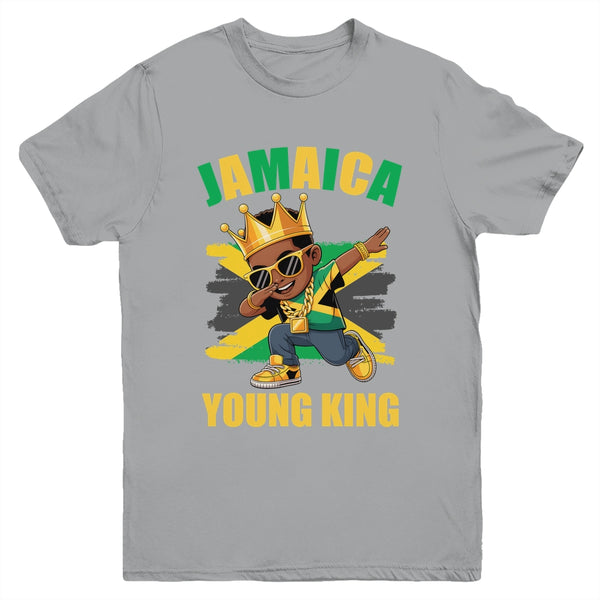 Jamaica Young King Jamaican Boy African Proud Jamaican Flag Youth Shirt Youth T Shirt Sport Grey 600x.jpg