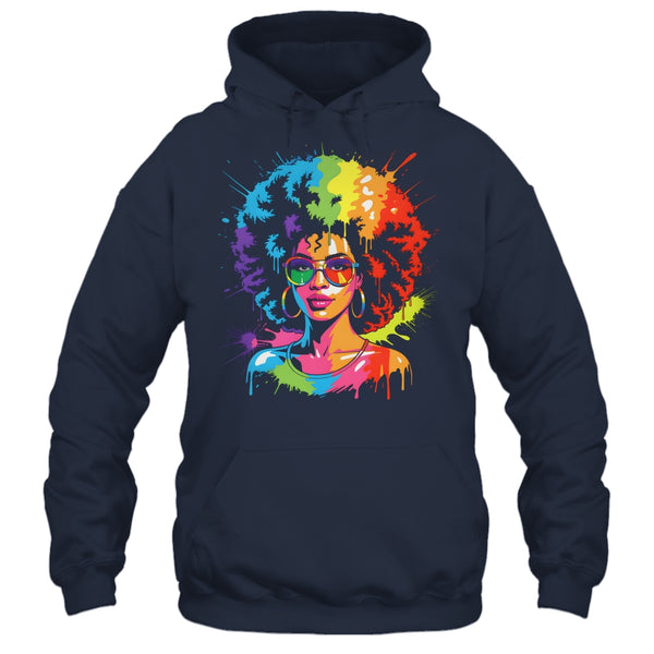 Juneteenth Black Queen Afro Pride Art Dripping Melanin Women Shirt Tank Top Pullover Hoodie Navy 600x.jpg