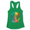 Juneteenth Black Queen Afro Pride Art Dripping Melanin Women Shirt Tank Top Women s Ideal Racerback Tank Kelly Green 600x.jpg