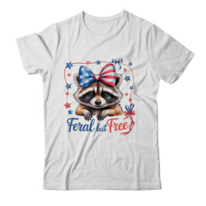 Coquette Funny Raccoon 4th Of July Patriotic Feral But Free Shirt Tank Top Classic T Shirt White 600x.jpg