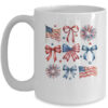 USA Coquette Bow Retro America 4th Of July Patriotic Girls Mug 15oz Mug White front 600x.jpg