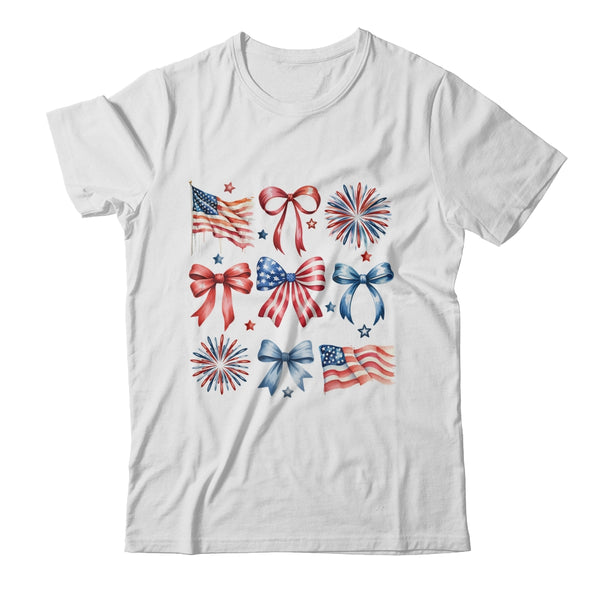 USA Coquette Bow Retro America 4th Of July Patriotic Girls Shirt Tank Top Classic T Shirt White 600x.jpg