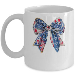Coquette American Flag Coquette Bow Fourth Of July Freedom Mug 11oz Mug White front 600x.jpg