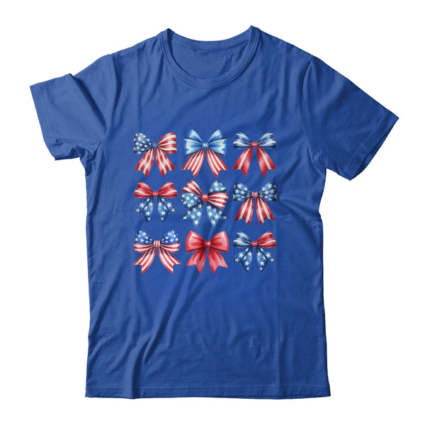 Coquette Bow Patriotic American Flag Retro July Of 4th Girls Shirt Tank Top Classic T Shirt Royal 600x.jpg
