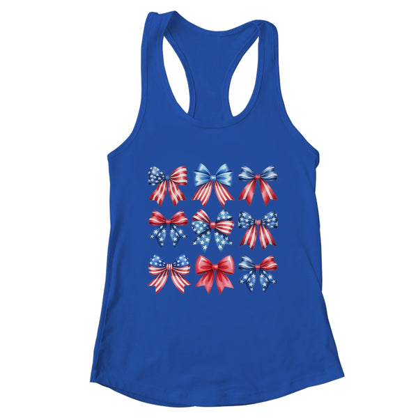 Coquette Bow Patriotic American Flag Retro July Of 4th Girls Shirt Tank Top Women s Ideal Racerback Tank Royal 600x.jpg