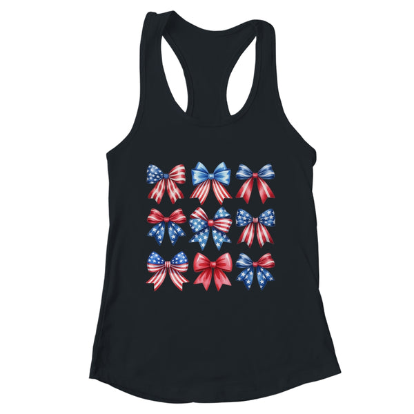 Coquette Bow Patriotic American Flag Retro July Of 4th Girls Shirt Tank Top Women s Ideal Racerback Tank Dark Grey 600x.jpg