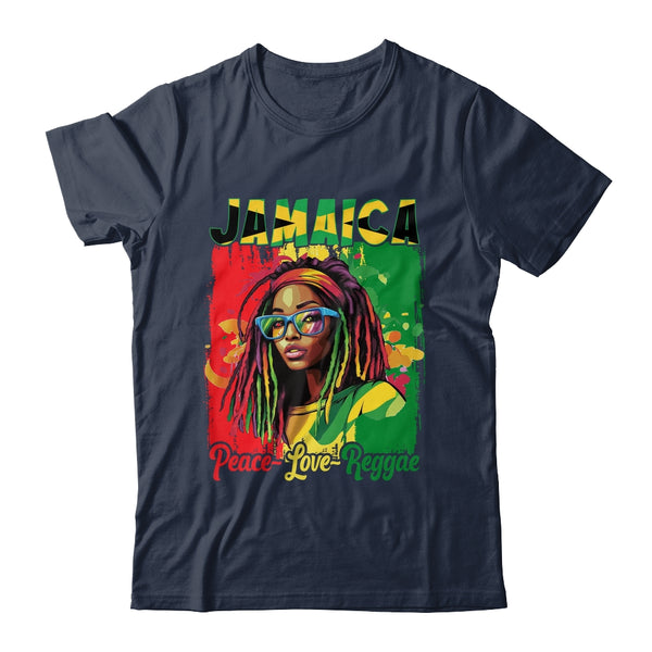 Jamaican Woman Life Reggae Music Culture Jamaica Flag Shirt Tank Top Classic T Shirt Navy 600x.jpg