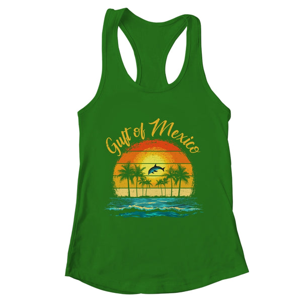 Gulf Of Mexico Beach Palms Summer Vacation Holiday Vintage Shirt Tank Top Women s Ideal Racerback Tank Kelly Green 600x.jpg
