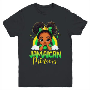 Cute Jamaica Lover Jamaican Princess Birthday Girl Kids Youth Shirt Youth T Shirt Black 600x.jpg
