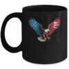 American Flag Bald Eagle Patriotic Eagle 4th Of July USA Mug 11oz Mug Black front 600x.jpg