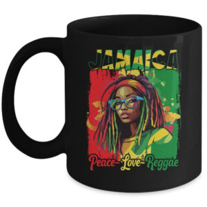 Jamaican Woman Life Reggae Music Culture Jamaica Flag Mug 11oz Mug Black front 600x.jpg