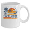 Gulf Of Mexico Est 1550 Retro Vintage Beach Mexican Mug 11oz Mug White back 600x.jpg