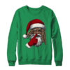 African American Afro Santa Claus Christmas Party Decor Crewneck Sweatshirt Irish Green 600x.jpg