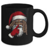 African American Afro Santa Claus Christmas Party Decor Mug 11oz Mug Black back 600x.jpg