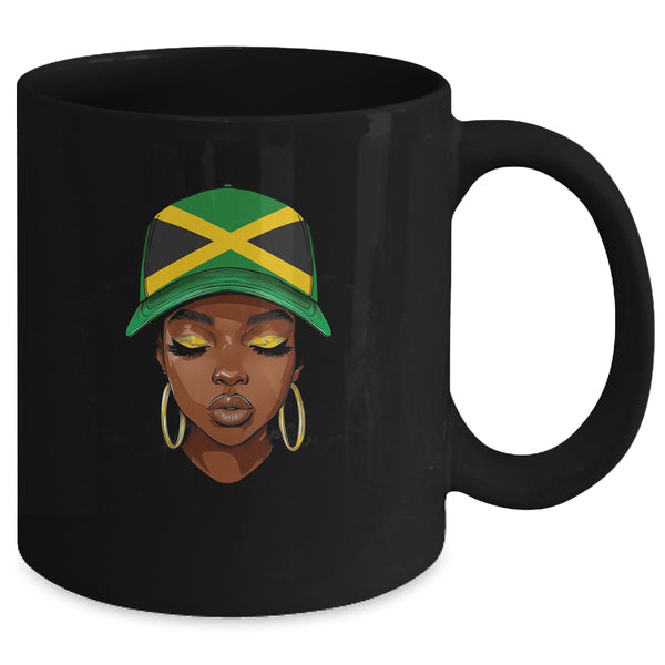 Proud Jamaican Black Girls Jamaica Happy Independence Day Mug 11oz Mug Black back 600x.jpg