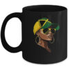 Afro Girl Patriotic Jamaica Flag Jamaica Independence Day Mug 11oz Mug Black front 600x.jpg