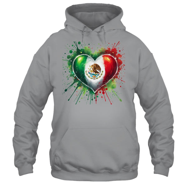 Mexico Heart Patriotic Mexico Flag Mexican Design Women Men Pullover Hoodie Sport Grey 600x.jpg