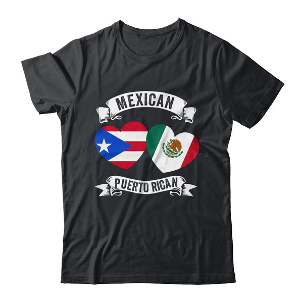 Puerto Rican Mexican Flag Mexirican Half Puerto Rico Mexico Classic T Shirt Black 600x.jpg