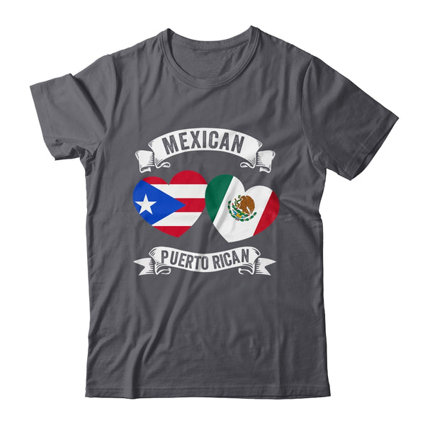 Puerto Rican Mexican Flag Mexirican Half Puerto Rico Mexico Classic T Shirt Dark Heather 600x.jpg