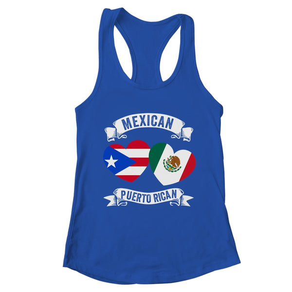 Puerto Rican Mexican Flag Mexirican Half Puerto Rico Mexico Women s Ideal Racerback Tank Royal 600x.jpg