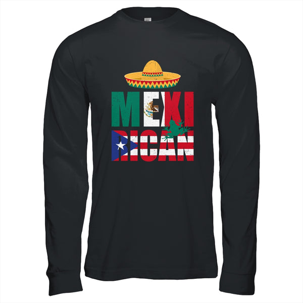 Puerto Rican Mexican Mexirican Half Puerto Rico Mexico Flag Long Sleeve T Shirt Black 600x.jpg