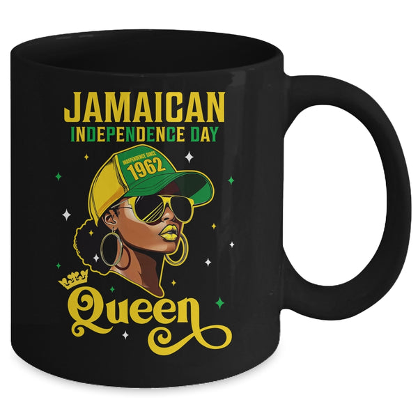 Jamaican Queen Independence Day 1962 Jamaican Girl Women Mug 11oz Mug Black back 600x.jpg