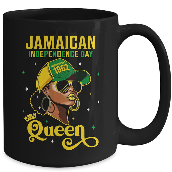 Jamaican Queen Independence Day 1962 Jamaican Girl Women Mug 15oz Mug Black back 600x.jpg