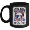 American Flag Cheer Girl 4th July USA Patriotic Cheerleader Mug 11oz Mug Black front 600x.jpg