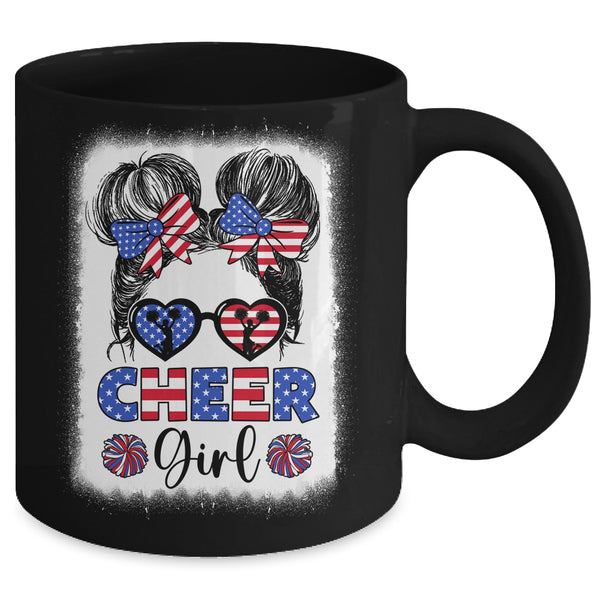 American Flag Cheer Girl 4th July USA Patriotic Cheerleader Mug 11oz Mug Black back 600x.jpg
