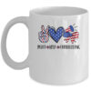 4th Of July Cheer Girl Peace Love Cheerleading American Teen Mug 11oz Mug White front 600x.jpg