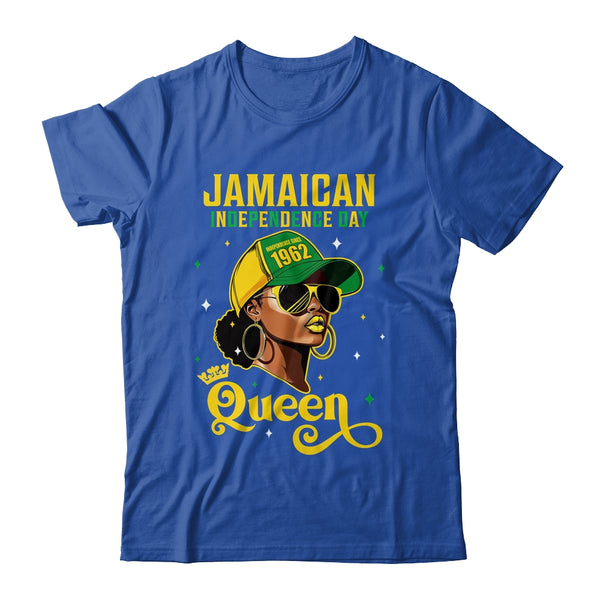 Jamaican Queen Independence Day 1962 Jamaican Girl Women Classic T Shirt Royal 600x.jpg