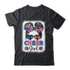 American Flag Cheer Girl 4th July USA Patriotic Cheerleader Classic T Shirt Black 600x.jpg