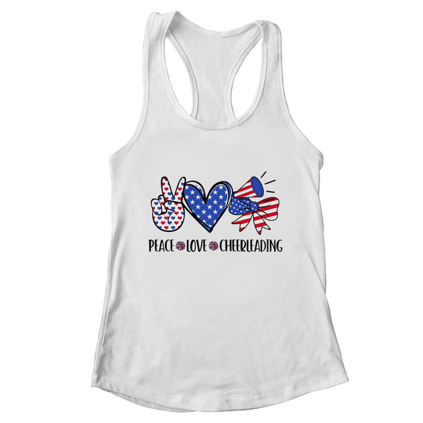 4th Of July Cheer Girl Peace Love Cheerleading American Teen Women s Ideal Racerback Tank White 600x.jpg