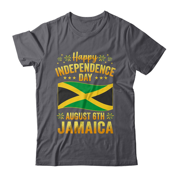 Proud Jamaican Happy Independence Day Jamaica 1962 Men Women Classic T Shirt Dark Heather 600x.jpg