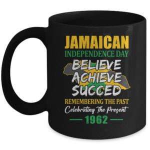Jamaican Independence Day Jamaica 1962 Freedom Caribbean Mug 11oz Mug Black front 600x.jpg