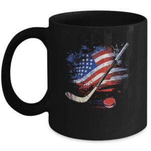 Patriotic Ice Hockey 4th Of July USA Independence Day Mug 11oz Mug Black front 600x.jpg