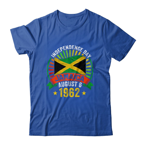 Proud Jamaican Independence Day Jamaica 1962 Men Women Kids Classic T Shirt Royal 600x.jpg