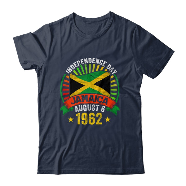 Proud Jamaican Independence Day Jamaica 1962 Men Women Kids Classic T Shirt Navy 600x.jpg