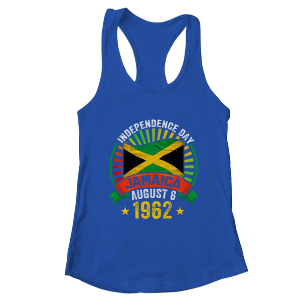 Proud Jamaican Independence Day Jamaica 1962 Men Women Kids Women s Ideal Racerback Tank Royal 600x.jpg