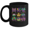 Mardi Gras Coquette Mardi Beads Louisiana Festival Design Mug 11oz Mug Black front 600x.jpg