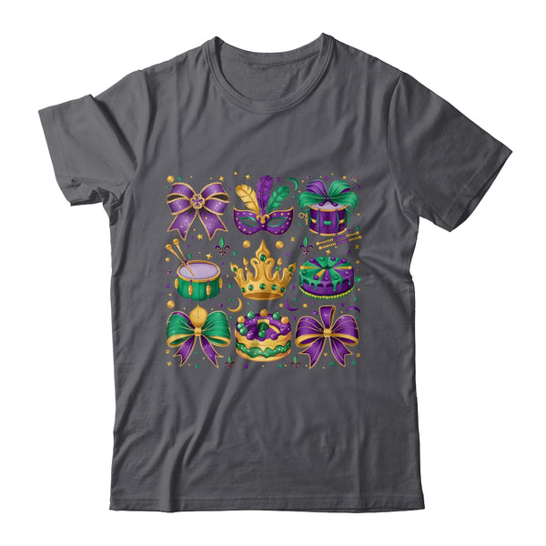 Mardi Gras Coquette Mardi Beads Louisiana Festival Design Shirt Sweatshirt Classic T Shirt Dark Heather 600x.jpg