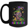 Mardigator Mardi Gras Alligator Costume Men Women Mardi Gras Mug 15oz Mug Black front 600x.jpg