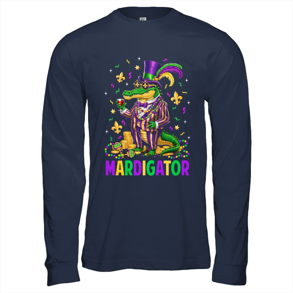 Mardigator Mardi Gras Alligator Costume Men Women Mardi Gras Shirt Hoodie Long Sleeve T Shirt Navy 600x.jpg