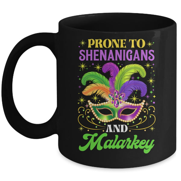 Mardi Gras Shenanigans Carnival New Orleans Trip Women Men Mug 11oz Mug Black front 600x.jpg