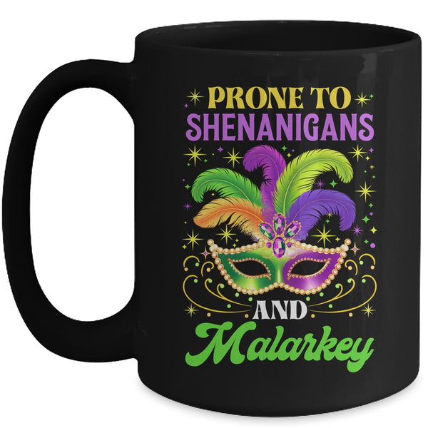 Mardi Gras Shenanigans Carnival New Orleans Trip Women Men Mug 15oz Mug Black front 600x.jpg